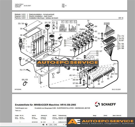 terex schaeff parts